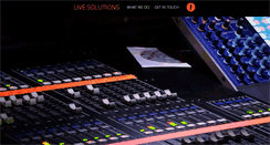 Desktop Screenshot of livesolutions.se